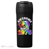 50th Birthday Rainbow Unicorn Awesome Since 1976 24oz Duet Stainless Steel Tumbler thumb 0