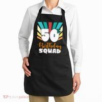 50th Birthday Squad 50 Years Old Apron thumb 2