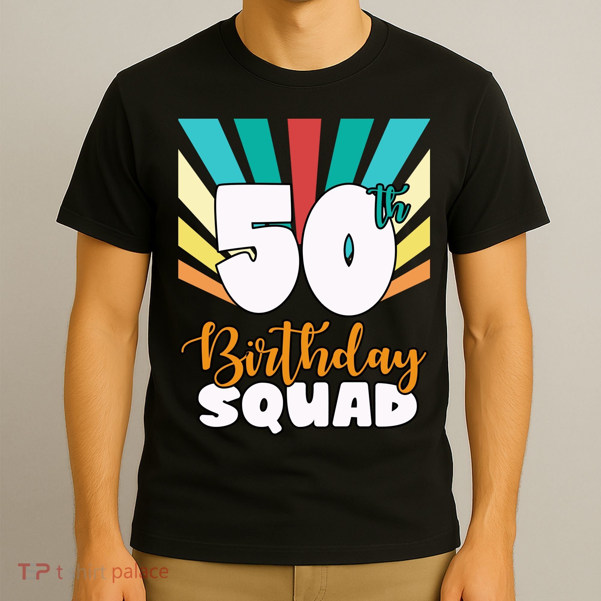 50th Birthday Squad 50 Years Old T-Shirt