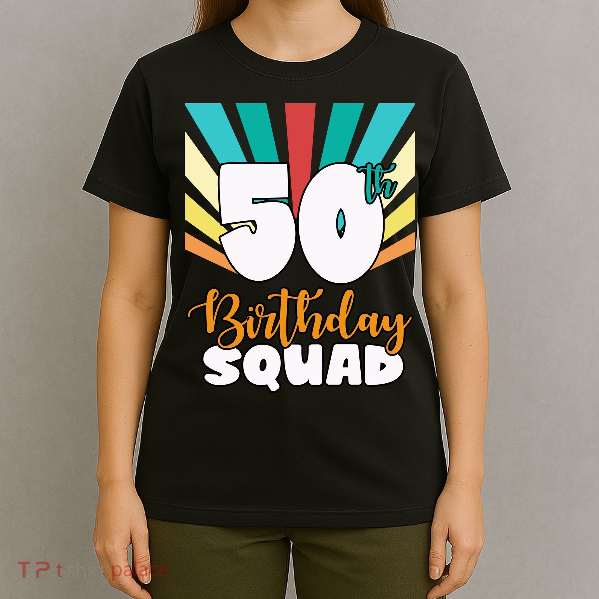 50th Birthday Squad 50 Years Old T-Shirt