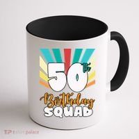 50th Birthday Squad 50 Years Old Coffee Mug thumb 1