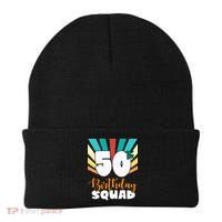 50th Birthday Squad 50 Years Old Beanie thumb 0