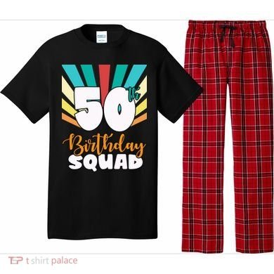 50th Birthday Squad 50 Years Old Pajama Set