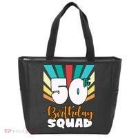 50th Birthday Squad 50 Years Old Tote Bag thumb 0