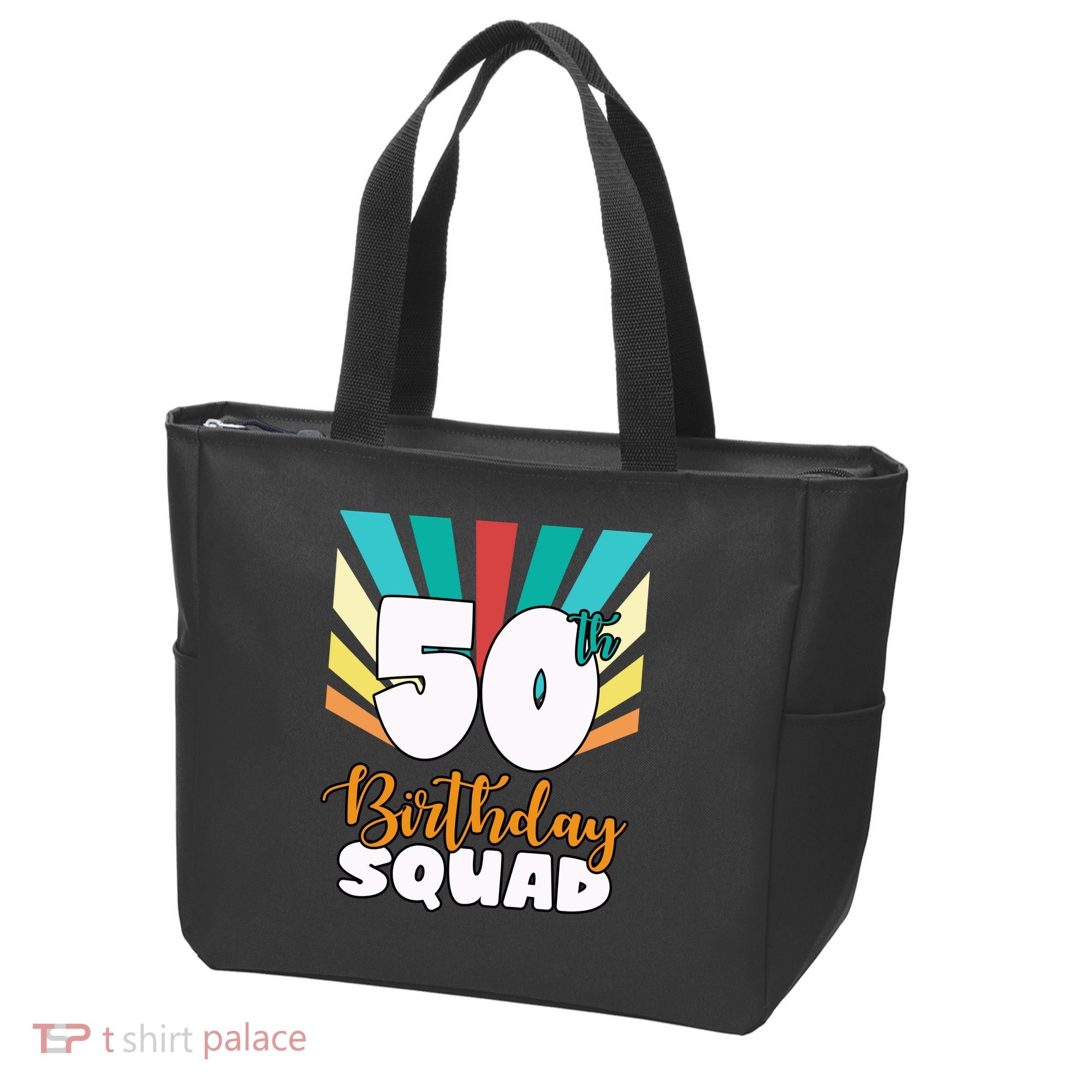 50th Birthday Squad 50 Years Old Tote Bag