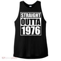 50th Birthday Straight Outta 1976 Ladies PosiCharge Tri-Blend Wicking Tank thumb 0