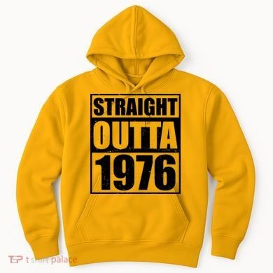 50th Birthday Straight Outta 1976 Hoodie