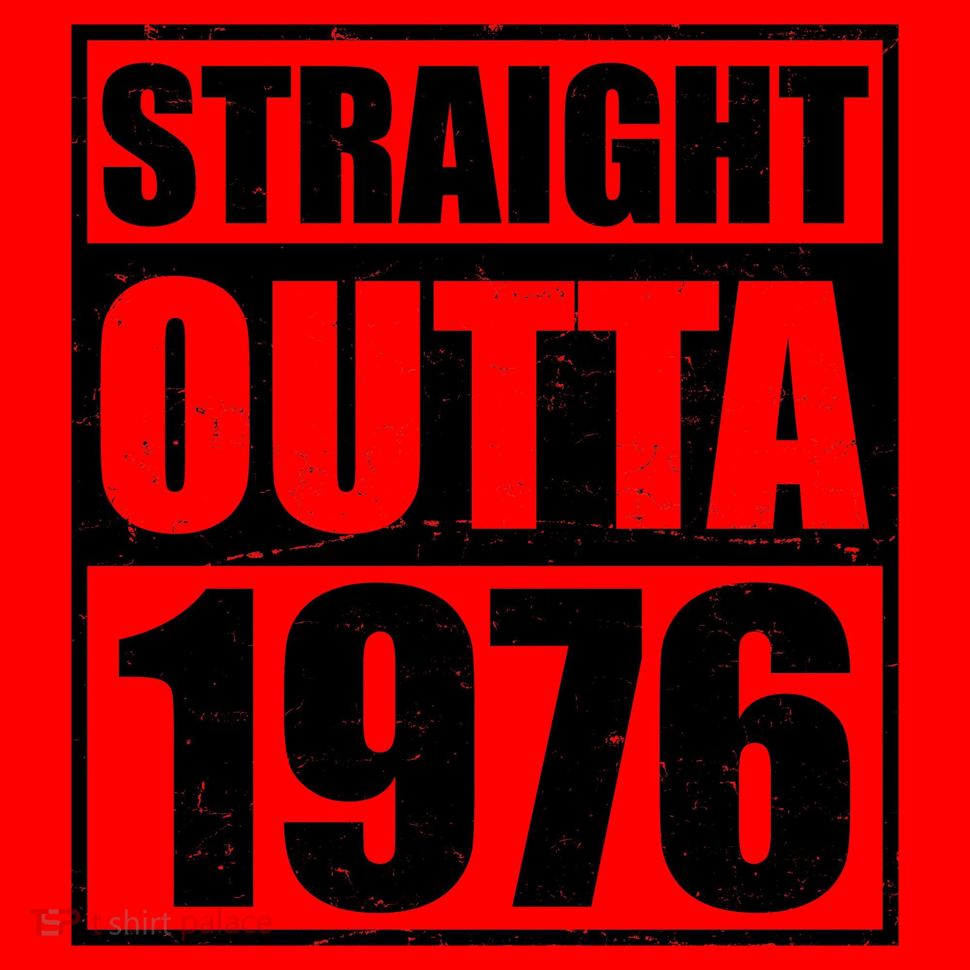 50th Birthday Straight Outta 1976 Santa Hat