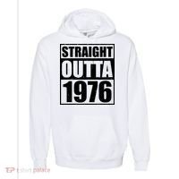 50th Birthday Straight Outta 1976 Comfort Colors Garment-Dyed Hooded Sweatshirt thumb 0