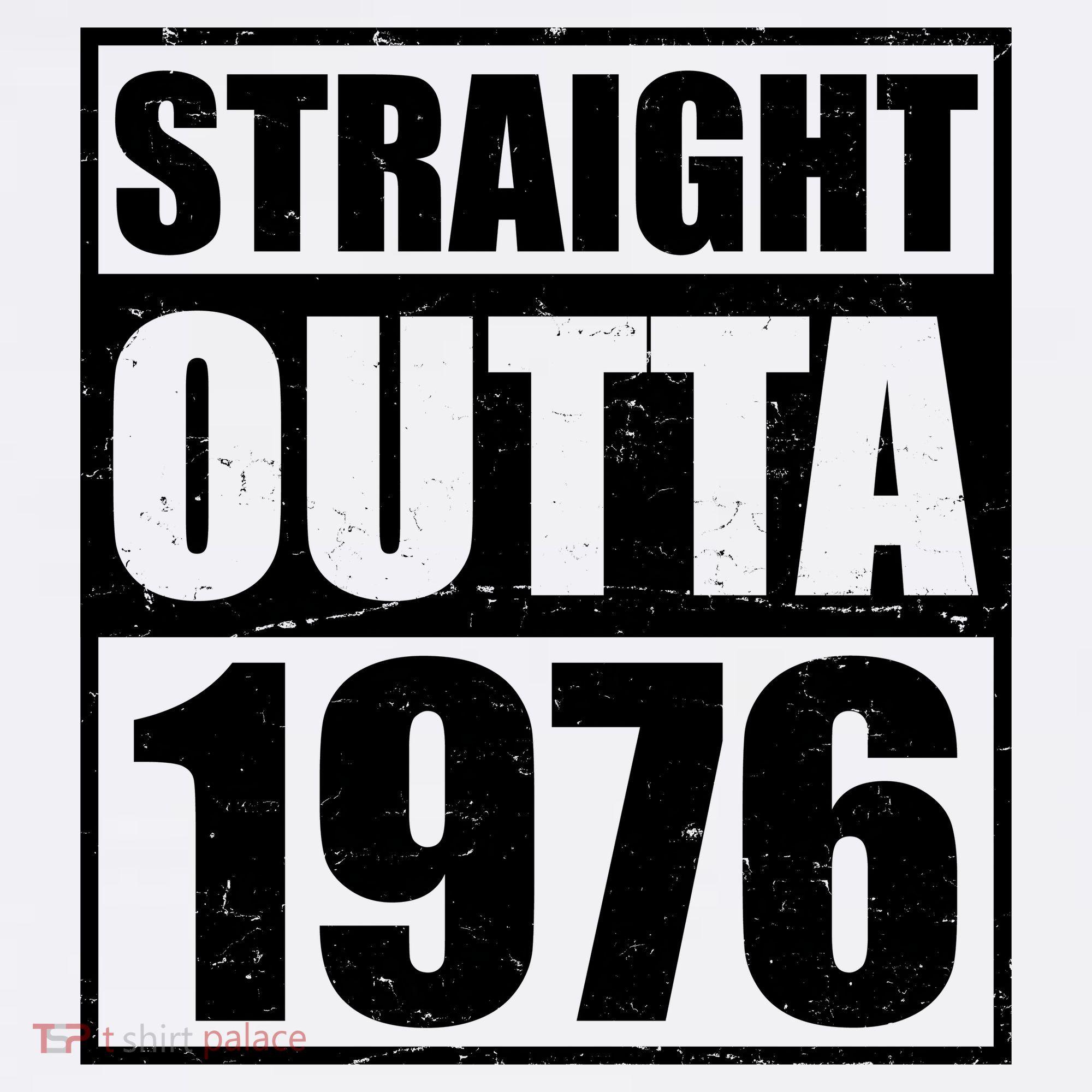 50th Birthday Straight Outta 1976 Comfort Colors Garment-Dyed Hooded Sweatshirt
