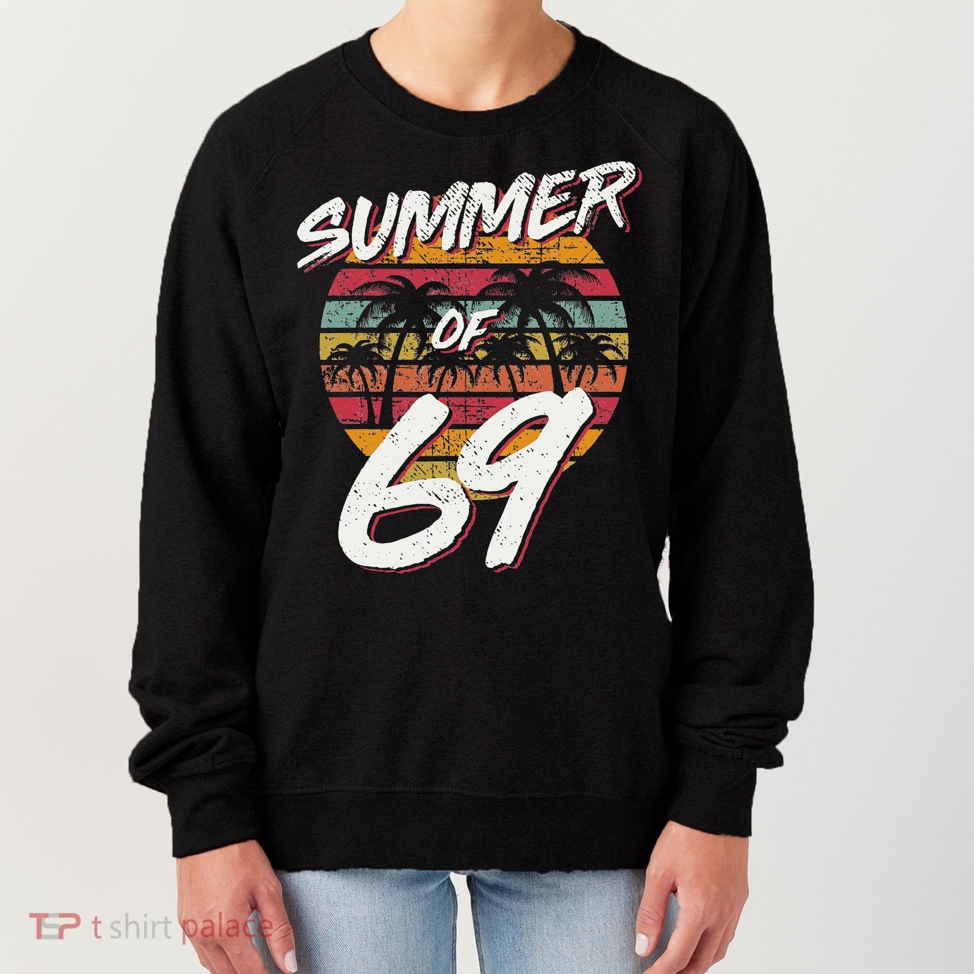 50th Birthday Summer of 69 Gift Mom Daddy Women's Sweatshirt