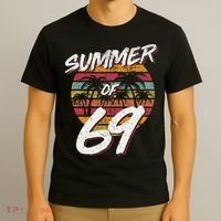 50th Birthday Summer of 69 Gift Mom Daddy T-Shirt thumb 3