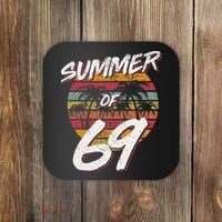 50th Birthday Summer of 69 Gift Mom Daddy Coaster thumb 0