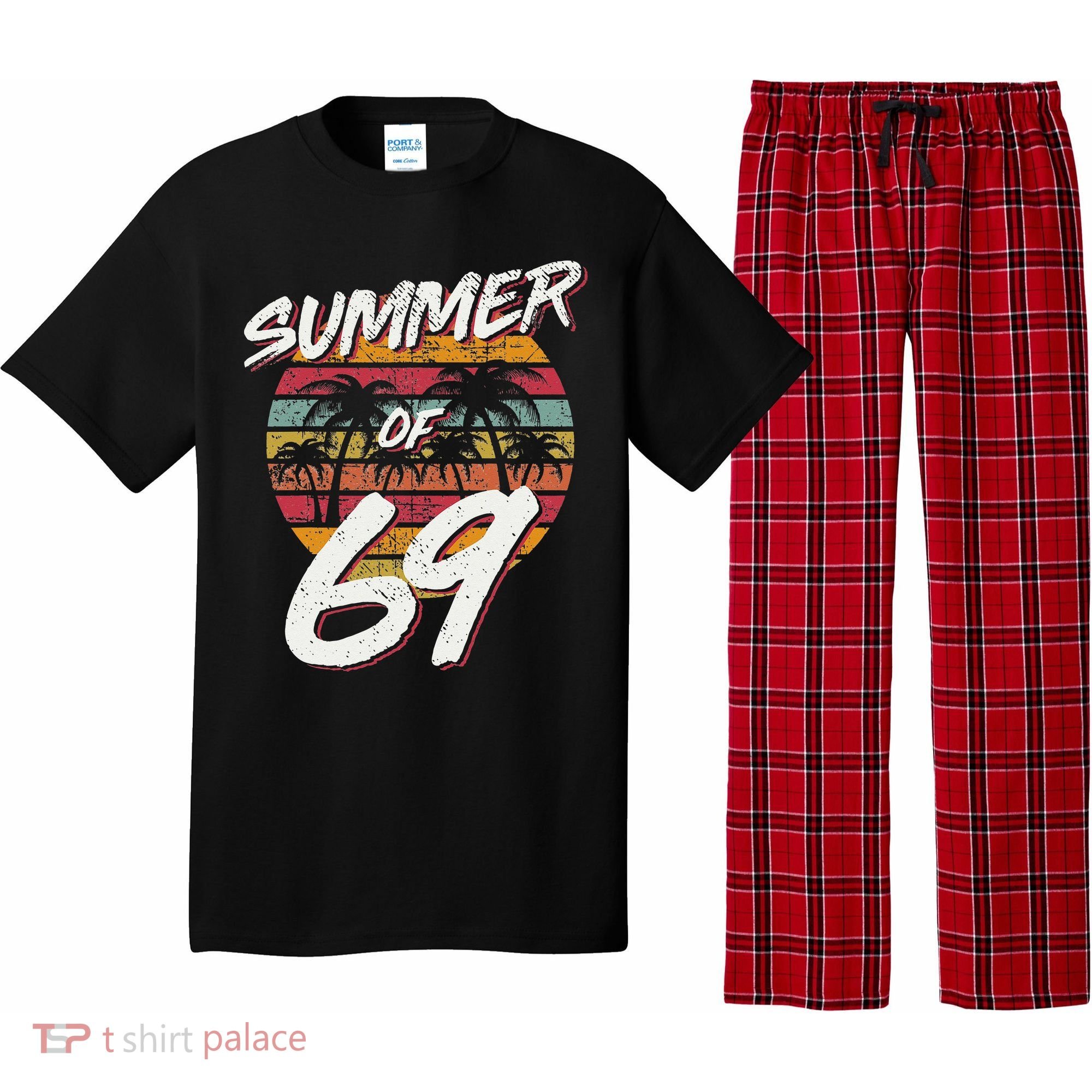 50th Birthday Summer of 69 Gift Mom Daddy Pajama Set