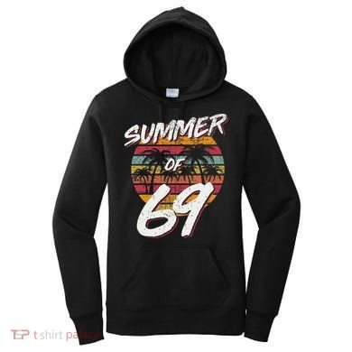 50th Birthday Summer of 69 Gift Mom Daddy Women's Hoodie