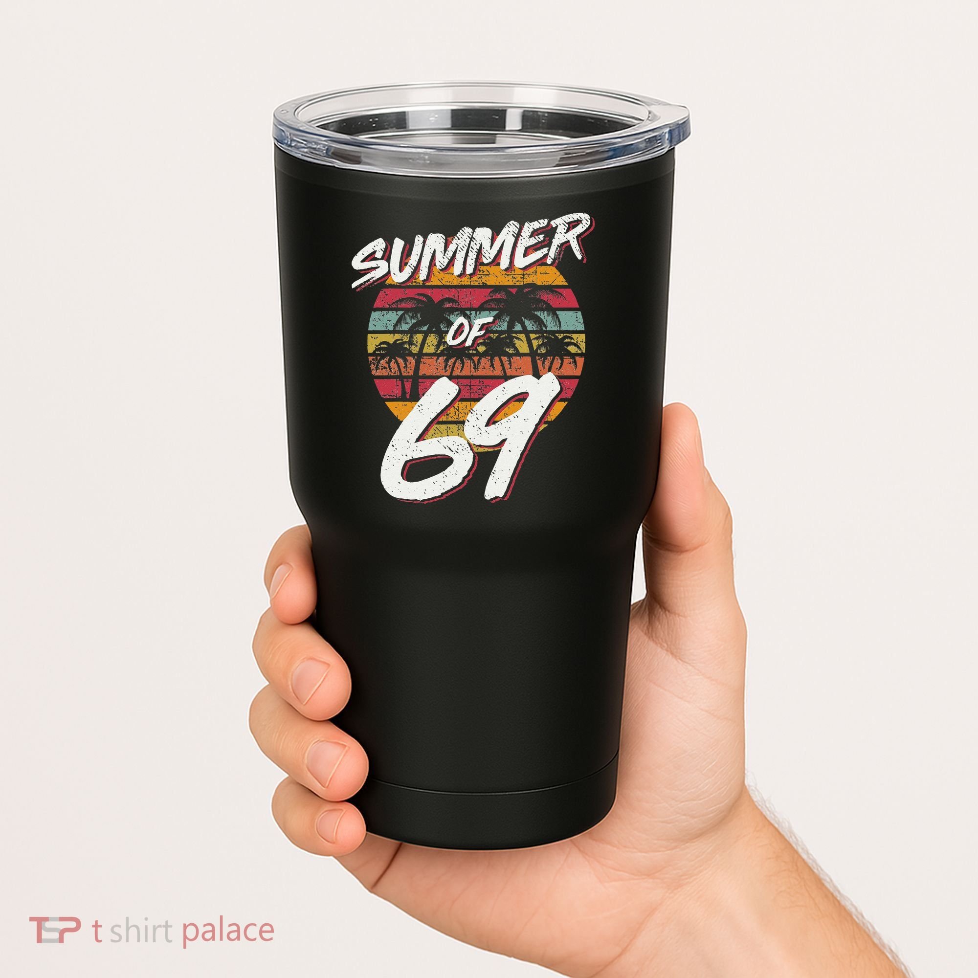 50th Birthday Summer of 69 Gift Mom Daddy Tumbler