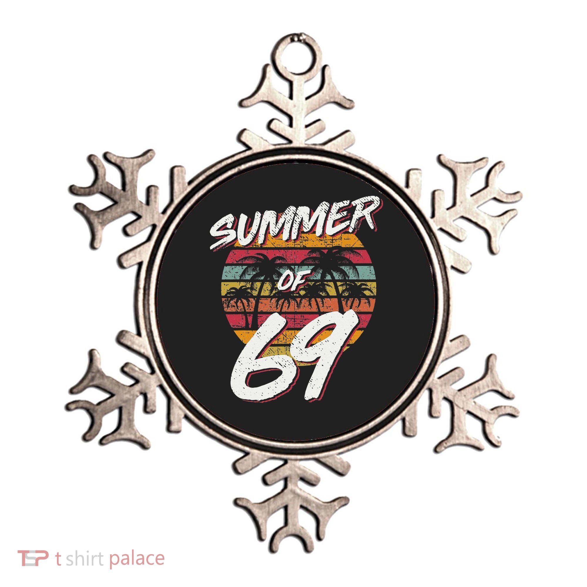 50th Birthday Summer of 69 Gift Mom Daddy Ornament