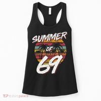 50th Birthday Summer of 69 Gift Mom Daddy Women's Tank Top thumb 0