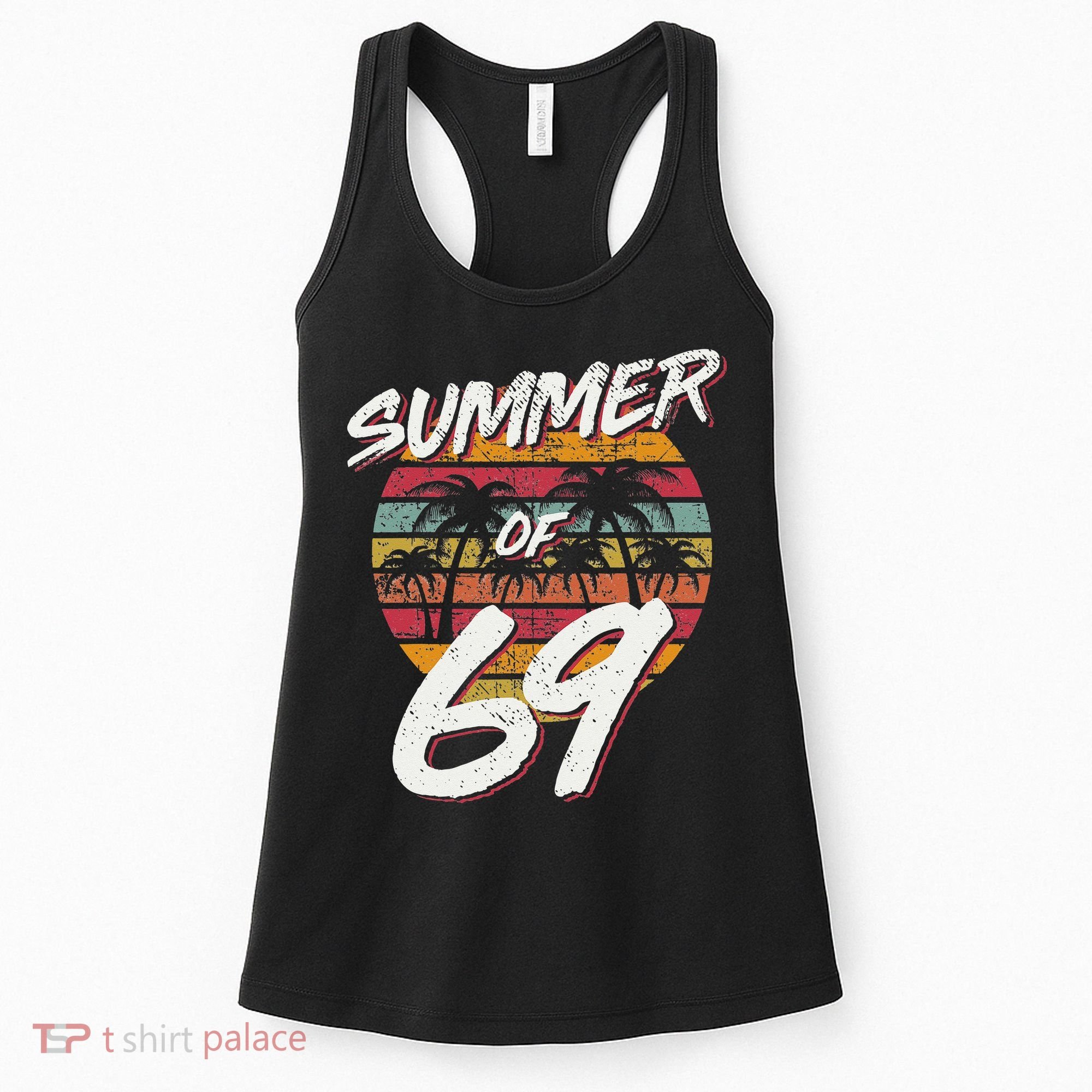 50th Birthday Summer of 69 Gift Mom Daddy Women's Tank Top