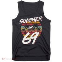 50th Birthday Summer of 69 Gift Mom Daddy Tank Top thumb 0