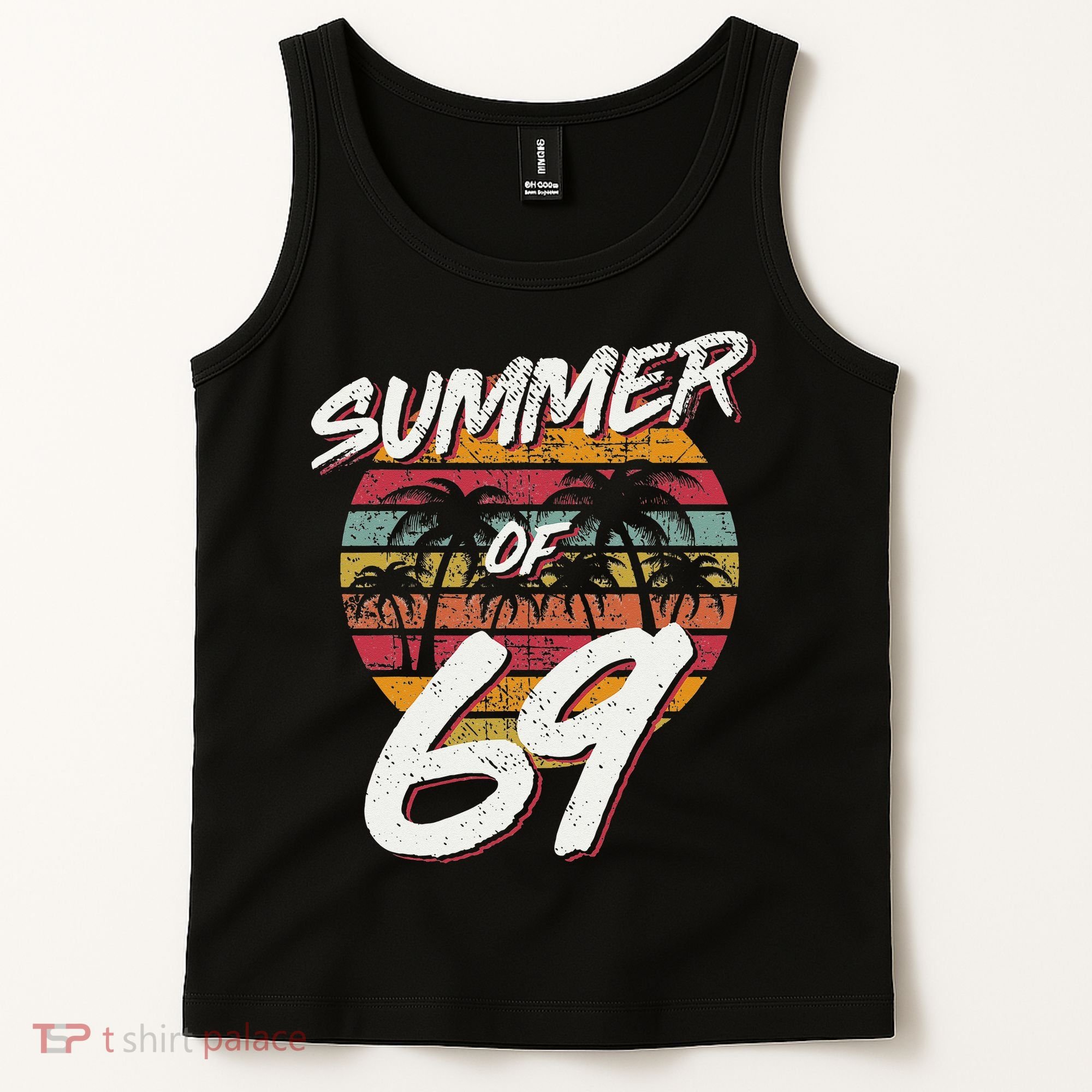 50th Birthday Summer of 69 Gift Mom Daddy Tank Top