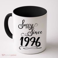 50th Birthday Sassy Since 1976 Coffee Mug thumb 0