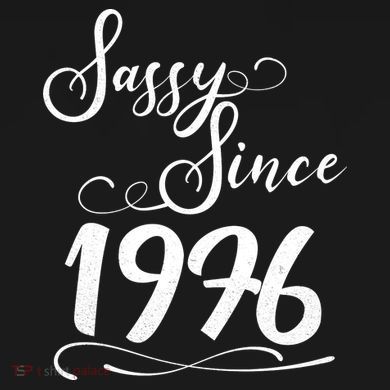 50th Birthday Sassy Since 1976 Flat Bill Trucker Hat
