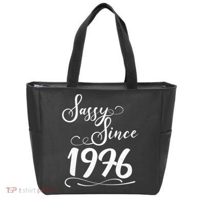 50th Birthday Sassy Since 1976 Tote Bag