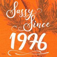 50th Birthday Sassy Since 1976 Kati Licensed 12" Camo Cuffed Beanie thumb 2