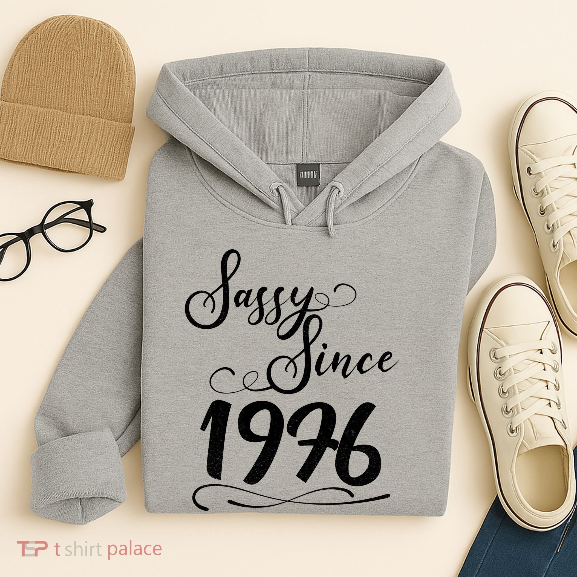 50th Birthday Sassy Since 1976 Hoodie