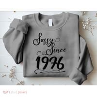 50th Birthday Sassy Since 1976 Sweatshirt thumb 2