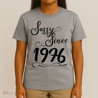 50th Birthday Sassy Since 1976 T-Shirt thumb 4