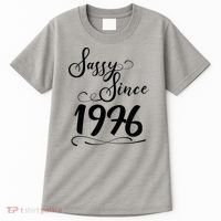 50th Birthday Sassy Since 1976 Tall T-Shirt thumb 0