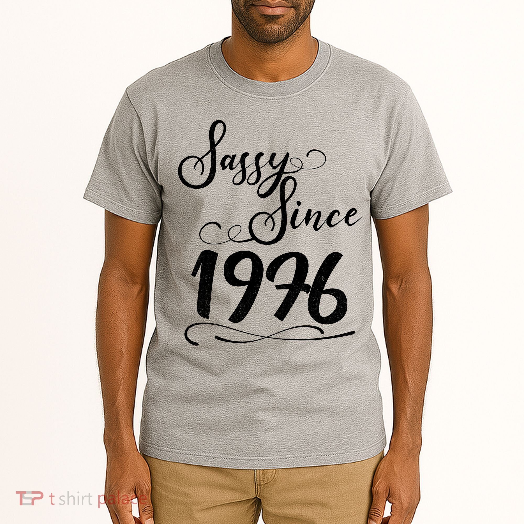 50th Birthday Sassy Since 1976 Tall T-Shirt