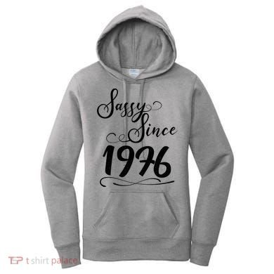 50th Birthday Sassy Since 1976 Women's Hoodie