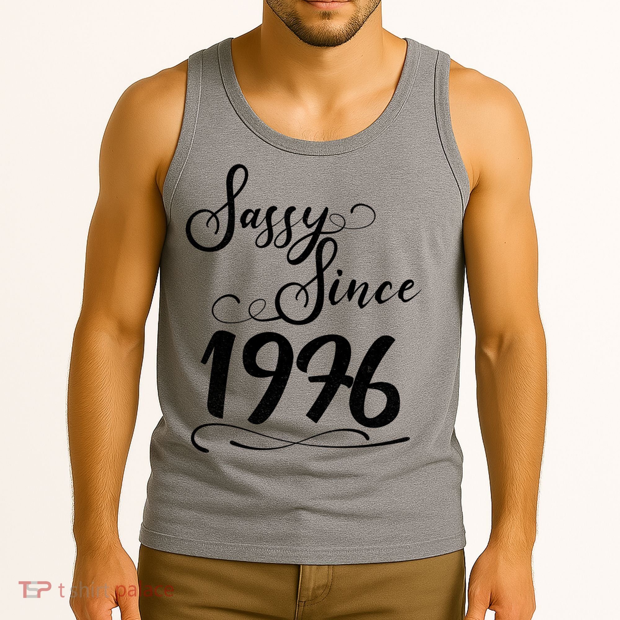 50th Birthday Sassy Since 1976 Tank Top