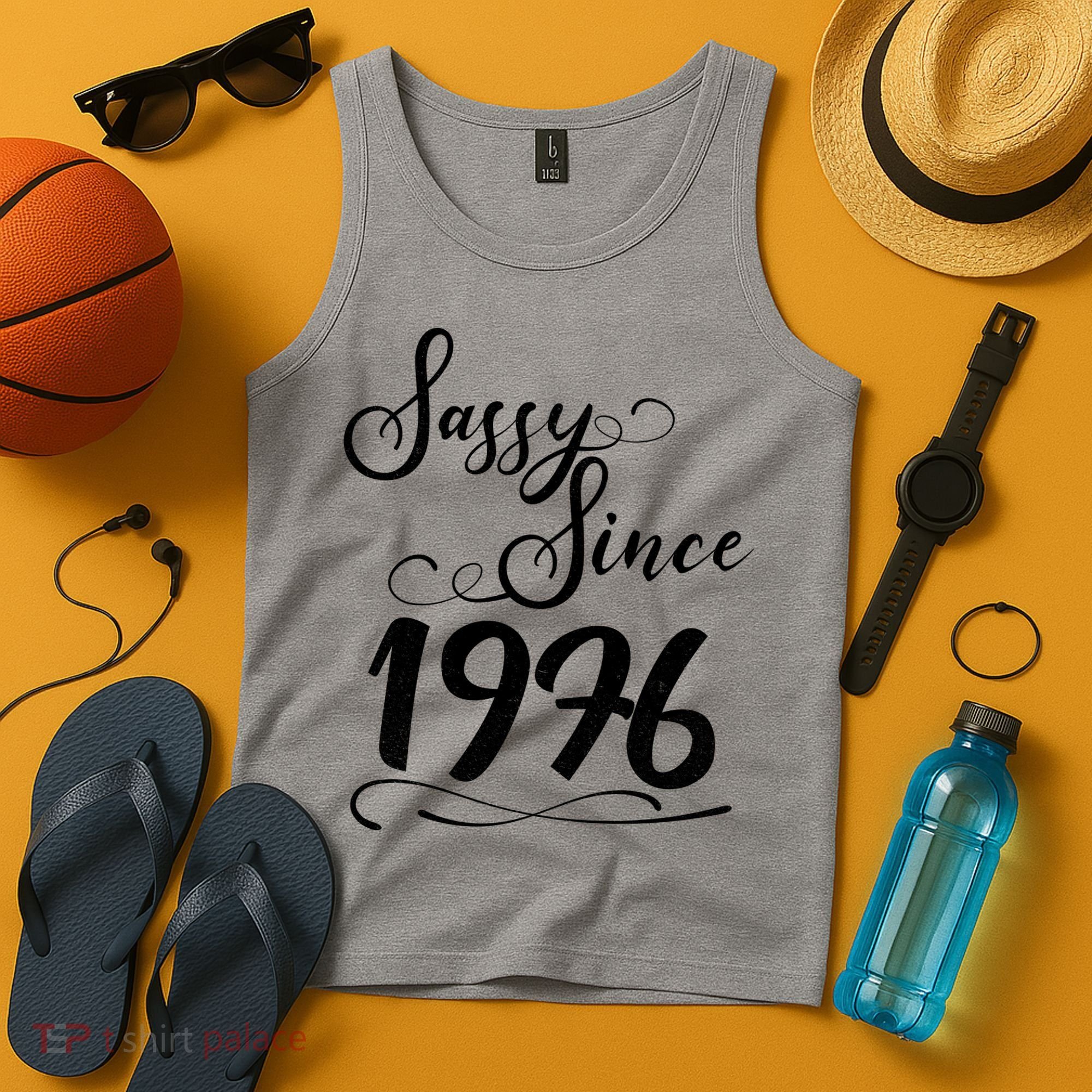 50th Birthday Sassy Since 1976 Tank Top