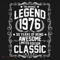 50th Birthday The Original Legend 1976 Awesome Classic  Apron thumb 3
