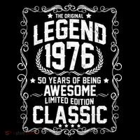 50th Birthday The Original Legend 1976 Awesome Classic  Women's Hoodie thumb 2
