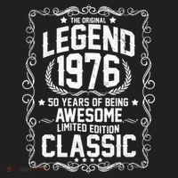 50th Birthday The Original Legend 1976 Awesome Classic  Tumbler thumb 3