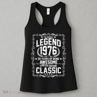 50th Birthday The Original Legend 1976 Awesome Classic  Women's Tank Top thumb 3