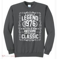 50th Birthday The Original Legend 1976 Awesome Classic  Sweatshirt thumb 0