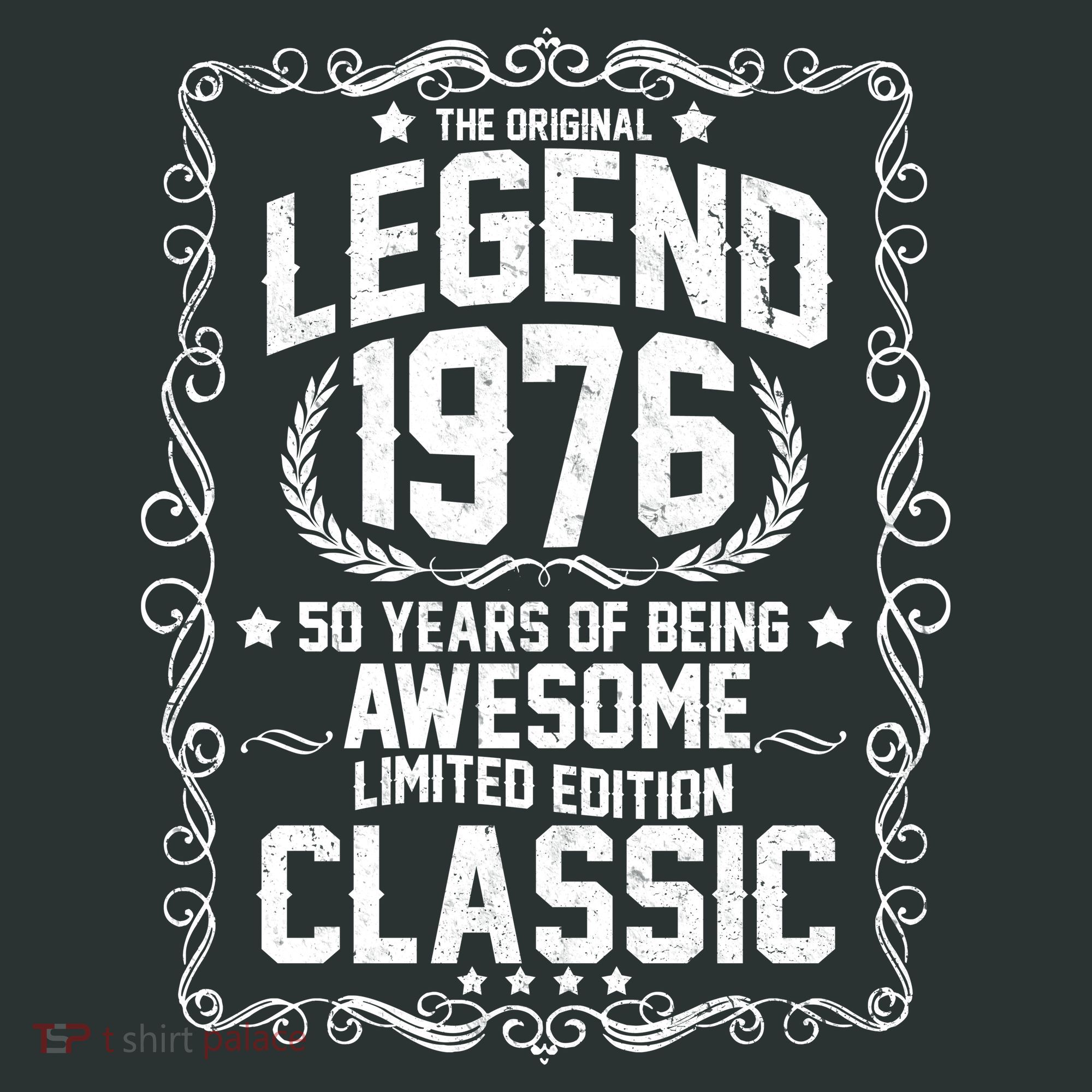 50th Birthday The Original Legend 1976 Awesome Classic  Mousepad