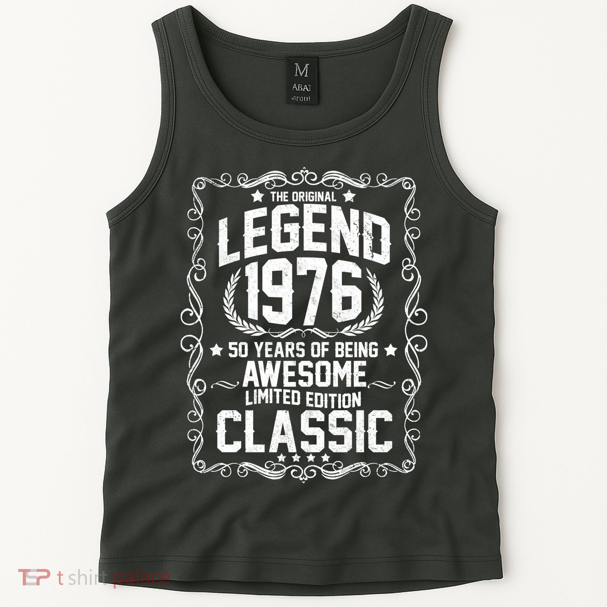 50th Birthday The Original Legend 1976 Awesome Classic  Tank Top