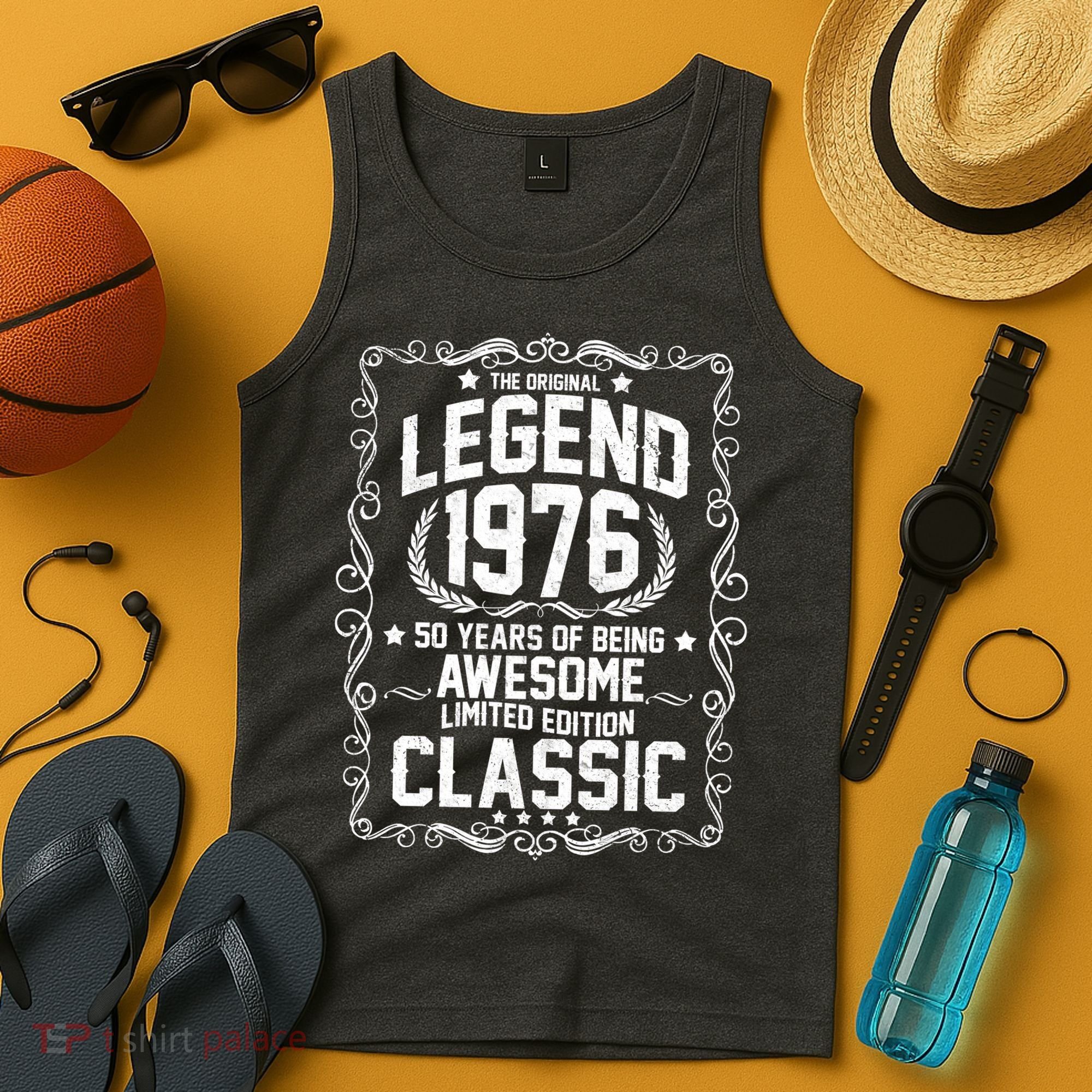 50th Birthday The Original Legend 1976 Awesome Classic  Tank Top