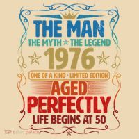 50th Birthday The Man The Myth The Legend 1976 One Of A Kind Limited Edition Women's Tank Top thumb 2