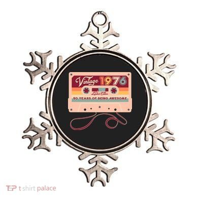 50th Birthday Vintage 1976 Limited Edition Cassette Tape Ornament