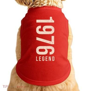 50th Birthday Vintage Legend 1976 Doggie Tank