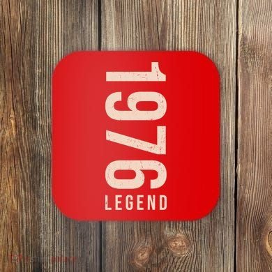 50th Birthday Vintage Legend 1976 Coaster