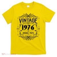 50th Birthday Vintage 1976 Old Style Top Notch Mostly Original Parts Whiskey Label T-Shirt thumb 0